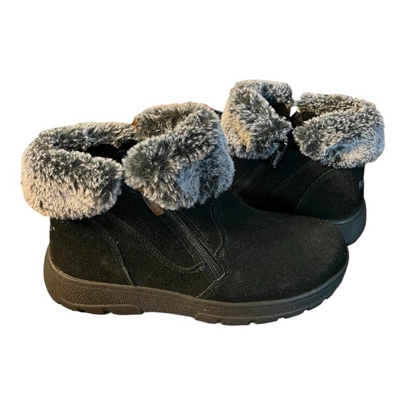 Khombu Jessica Side Zip Booties With Faux Fur Trim Woman’s Size 7M - Picture 4 of 13